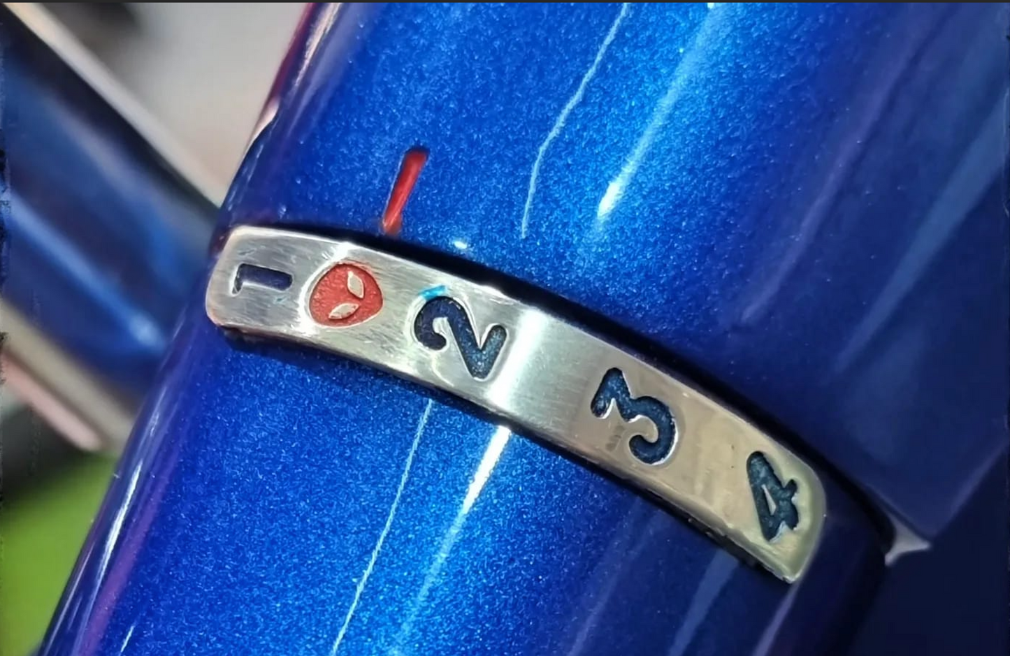 Targhetta conta marce